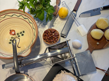 Nordiske Gnocchi med skvalderkål og hasselnød