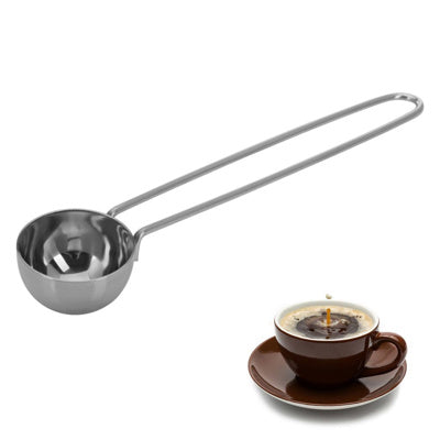 Måleske til kaffe i rsufrit stål, 8 gr