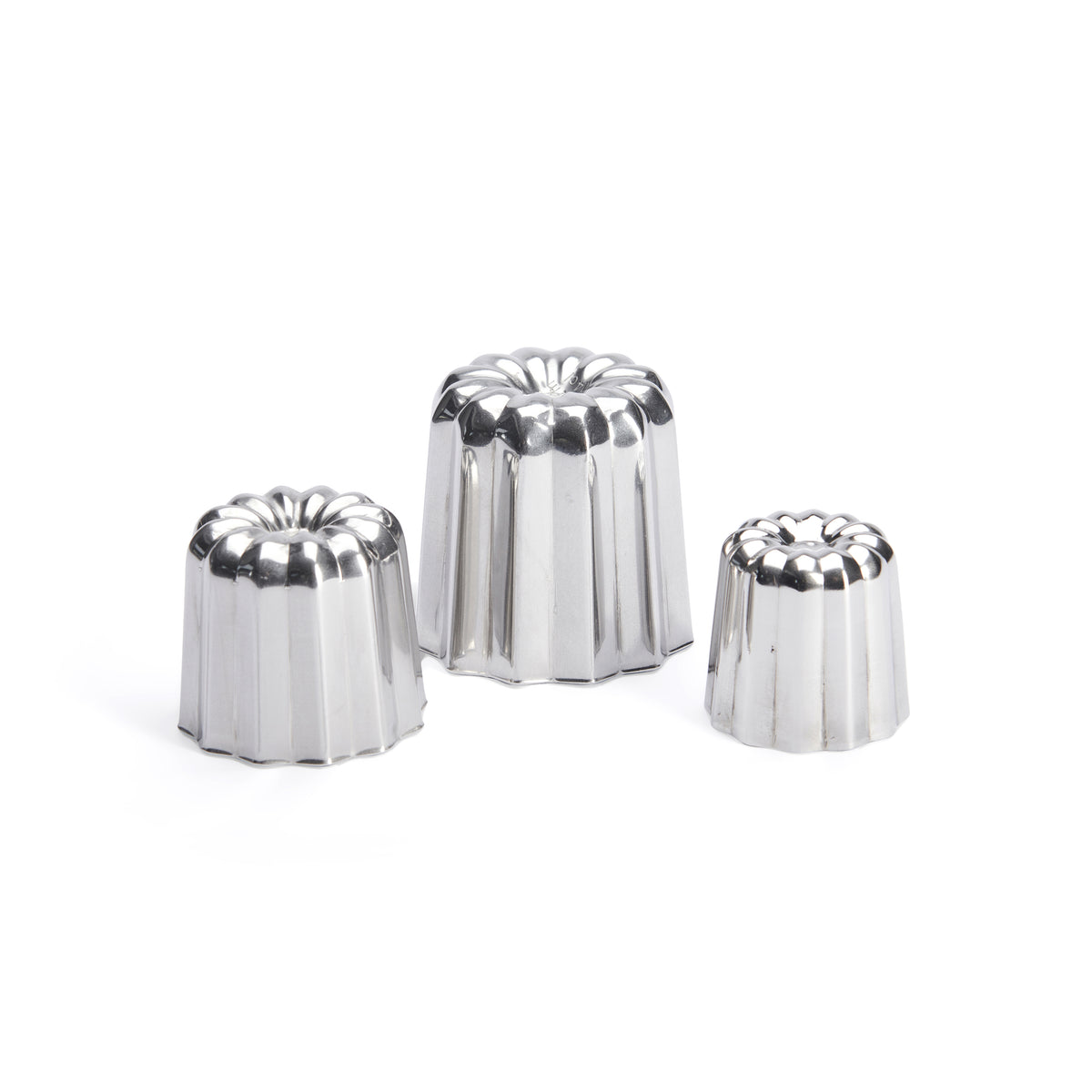 Bageform til Cannelé Bordelais i rustfrit stål, Ø 5,5 cm