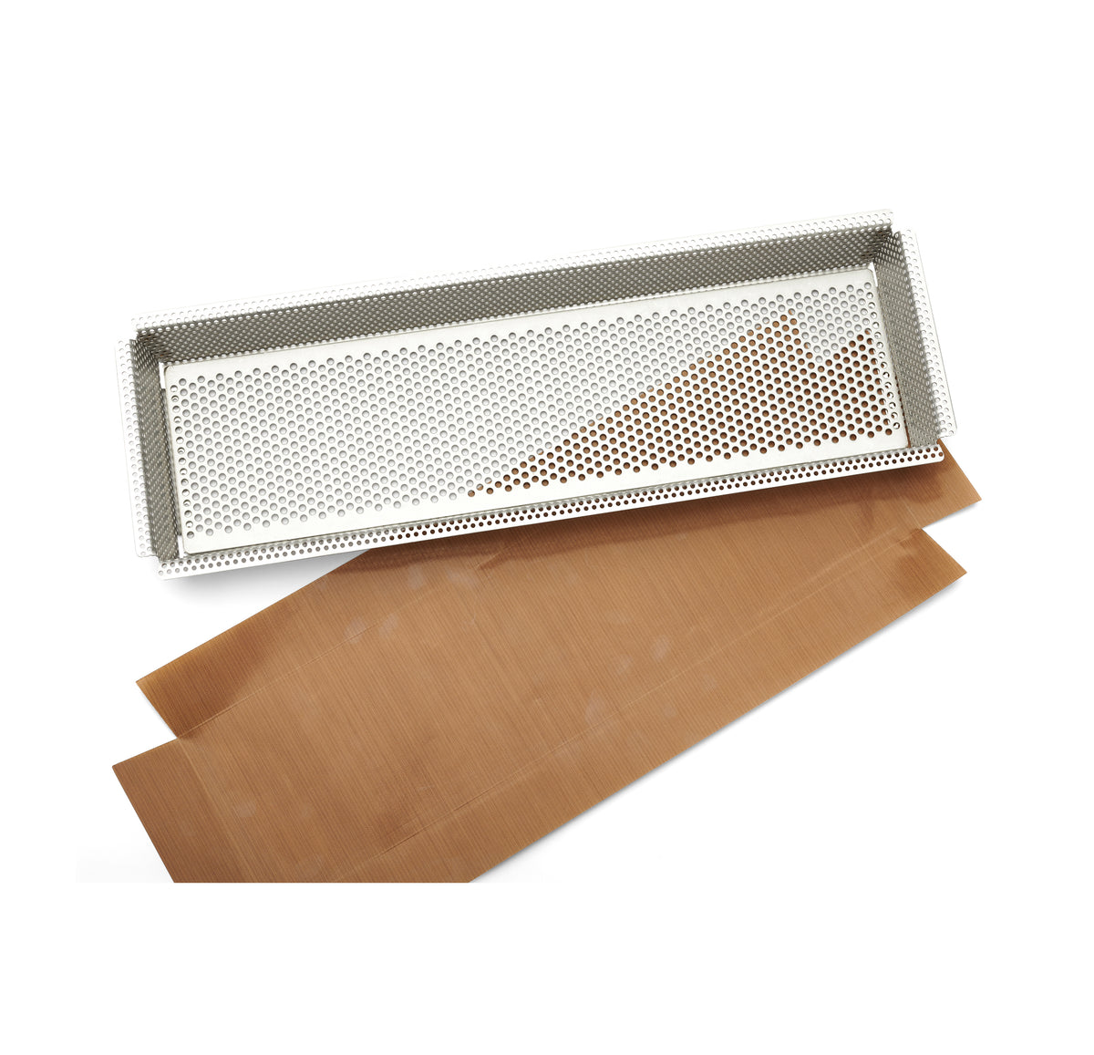 Bageform, perforeret, rektangulær, 35 x 10,5 cm