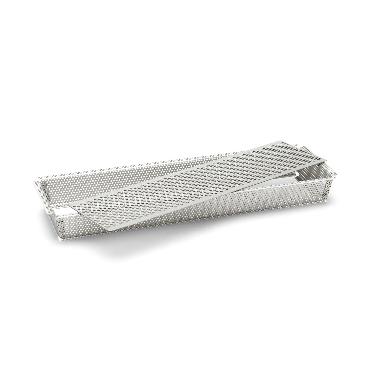 Bageform, perforeret, rektangulær, 35 x 10,5 cm