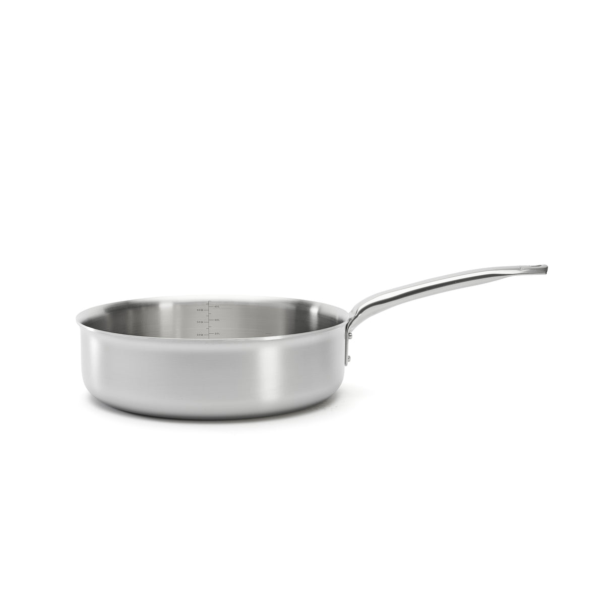 Sauterpande i rustfrit stål i Ø28 cm, Alchimy fra de Buyer