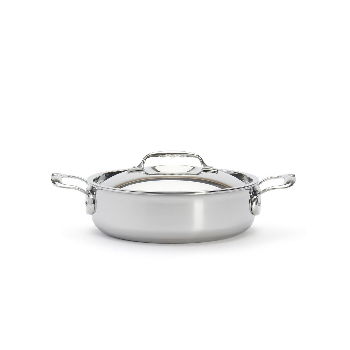 Sautergryde - rund med låg og 2 greb, Affinity fra de Buyer, Ø 24cm