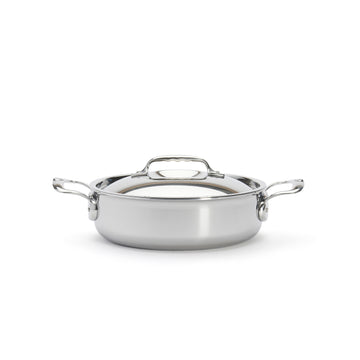 Sautergryde - rund med låg og 2 greb, Affinity fra de Buyer, Ø 24cm
