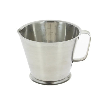 Litermål med fod, tud og greb, 500ml