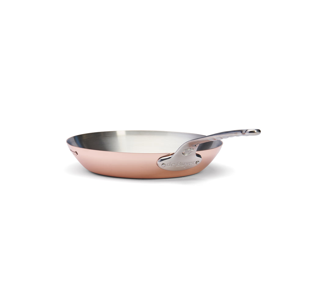 Stegepande i kobber fra de Buyer's Prima Matera, Ø32 cm