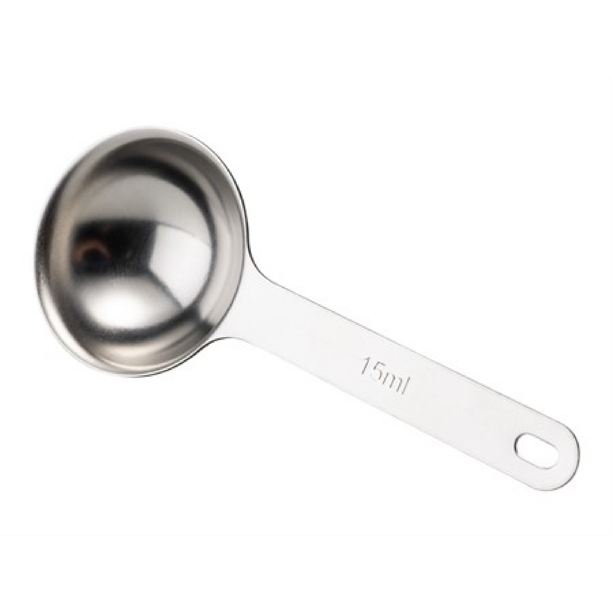 Kaffeske i rustfrit stål, 15 ml