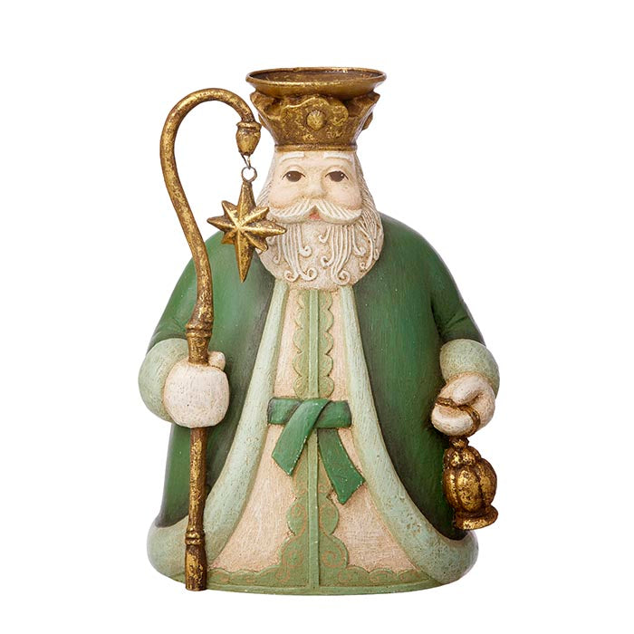 Bungalow Santa Ivy lysestage – julemand 18 cm