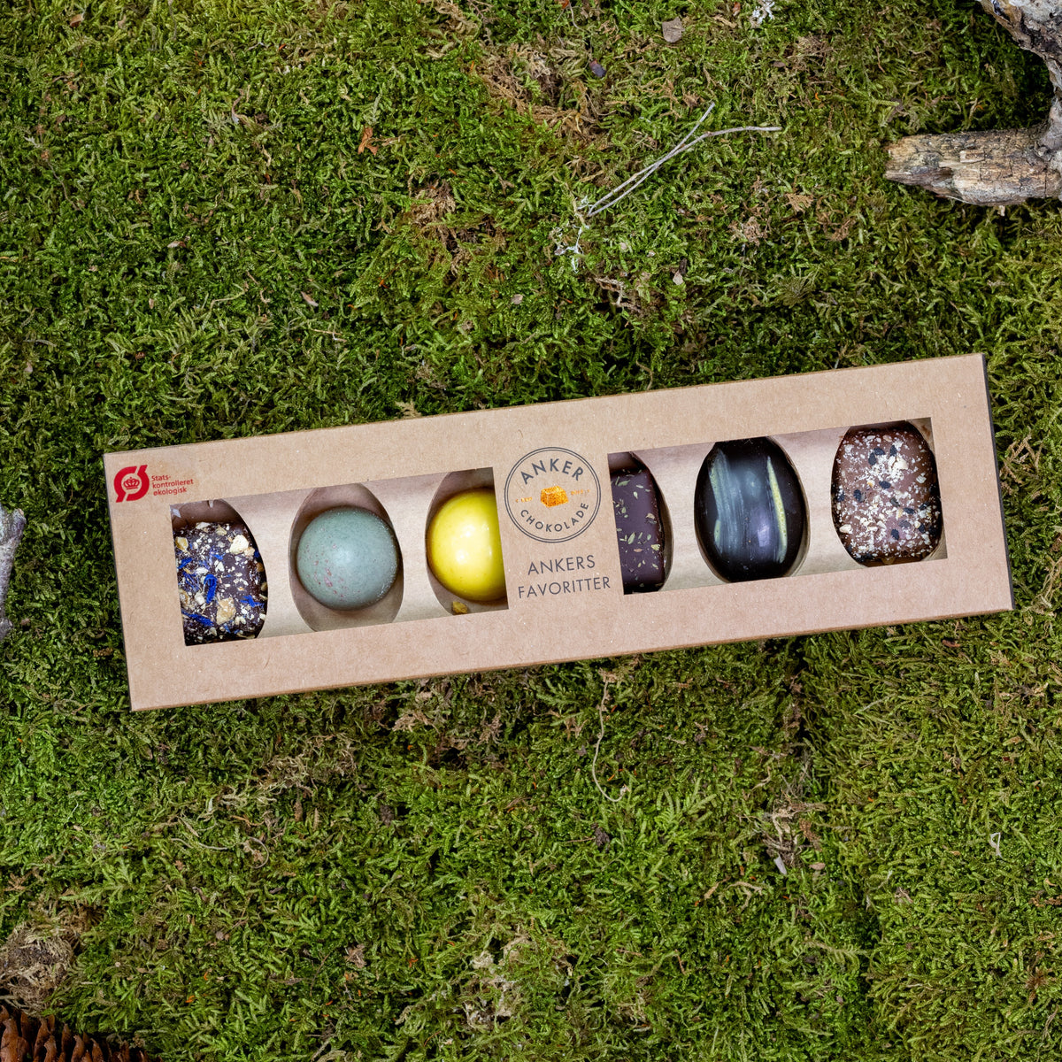 Anker Chokolade – Ankers Favoritter 6 stk.