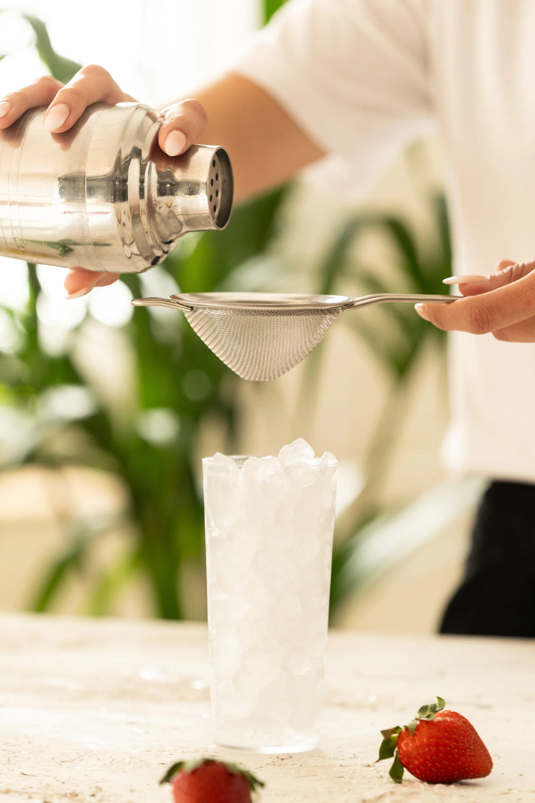 Fin spidssi fra Cocktail Club i rustfri stål