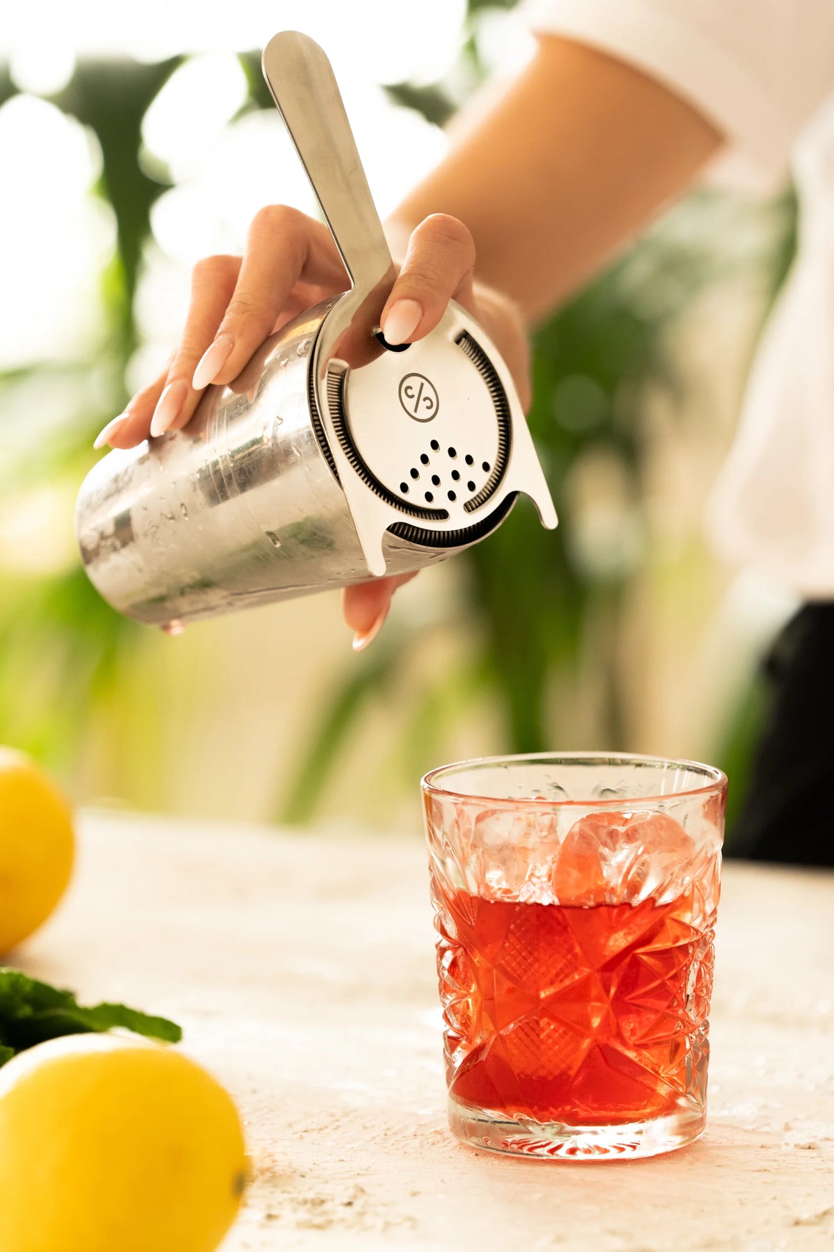 Cocktail si - Hawthorne Strainer fra Cocktail Club