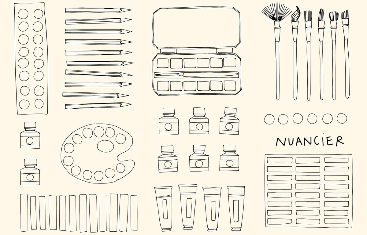 Bog: Cuisines Coloriages - en malebog også for voksne