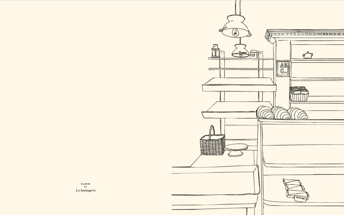Bog: Le Marché Coloriages - en malebog også for voksne